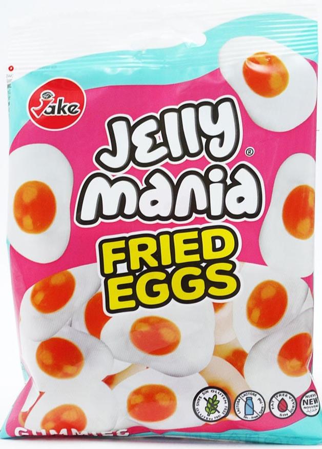 Jelly Mania Fried Eggs Gummies 100g | High Quality Chocolate & Sweets Online - Product Image Jelly Mania Fried Eggs Gummies 100g | High Quality Chocolate & Sweets Online - Product Image